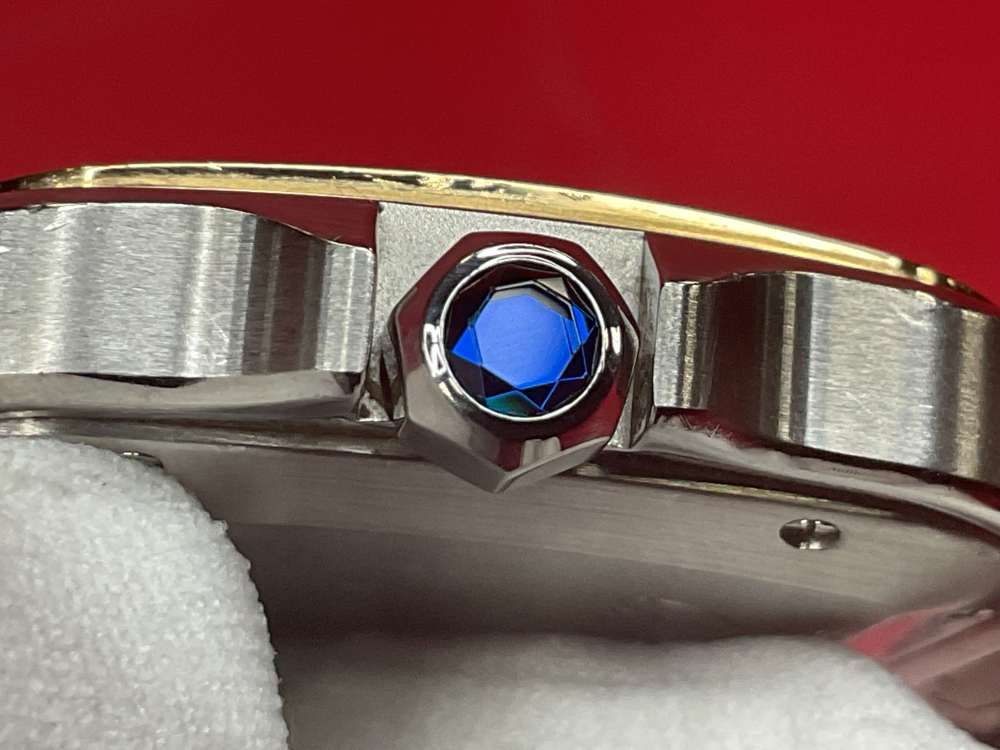 CARTIER SANTOS DE CARTIER 39.8MM 18K YELLOW GOLD & STAINLESS - FULL SET -img-63