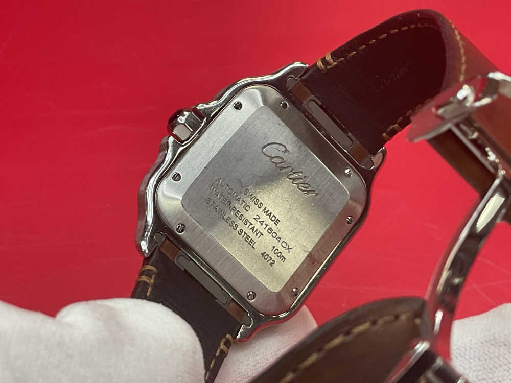 CARTIER SANTOS DE CARTIER 39.8MM 18K YELLOW GOLD & STAINLESS - FULL SET -img-69