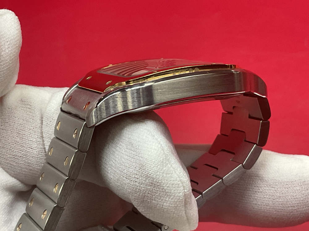 CARTIER SANTOS DE CARTIER 39.8MM 18K YELLOW GOLD & STAINLESS - FULL SET -img-32