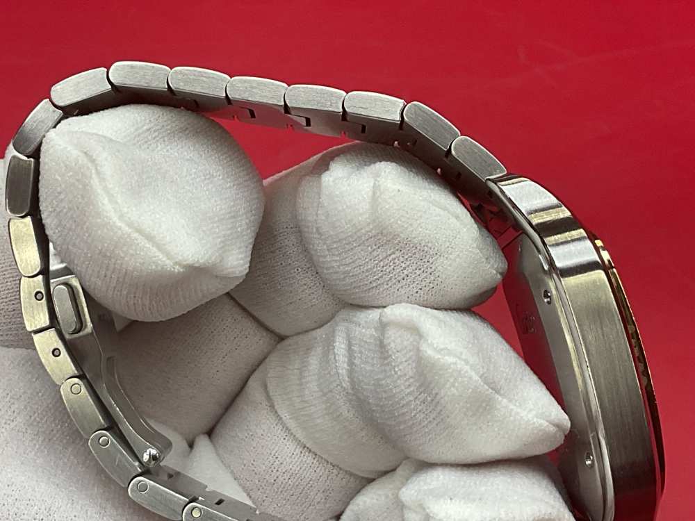 CARTIER SANTOS DE CARTIER 39.8MM 18K YELLOW GOLD & STAINLESS - FULL SET -img-52