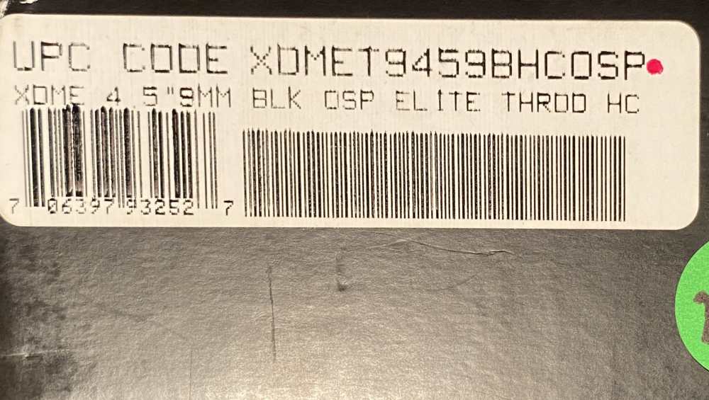 Springfield XD-M Elite Trijicon Optic Ready Threaded Match Barrel unfired-img-17