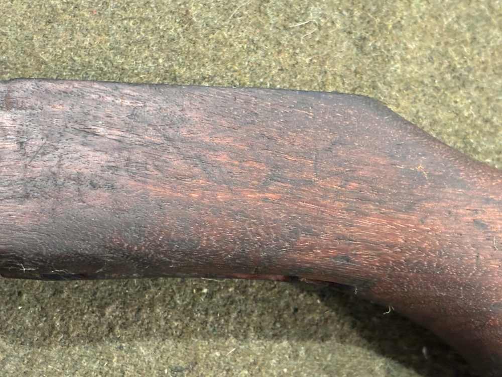 WWII USGI M1 Garand Springfield Armory Stock - Inspection Proof Marks -img-4