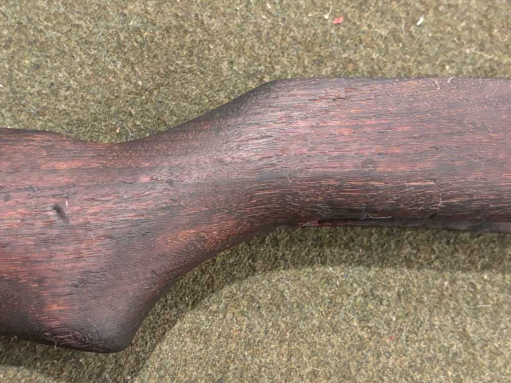 WWII USGI M1 Garand Springfield Armory Stock - Inspection Proof Marks -img-37