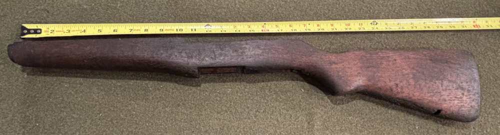 WWII USGI M1 Garand Springfield Armory Stock - Inspection Proof Marks -img-0