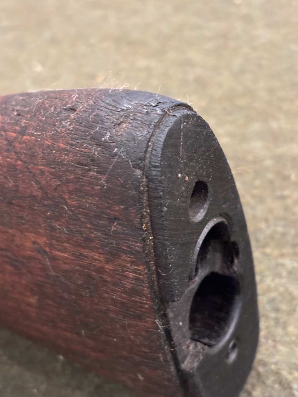 WWII USGI M1 Garand Springfield Armory Stock - Inspection Proof Marks -img-86
