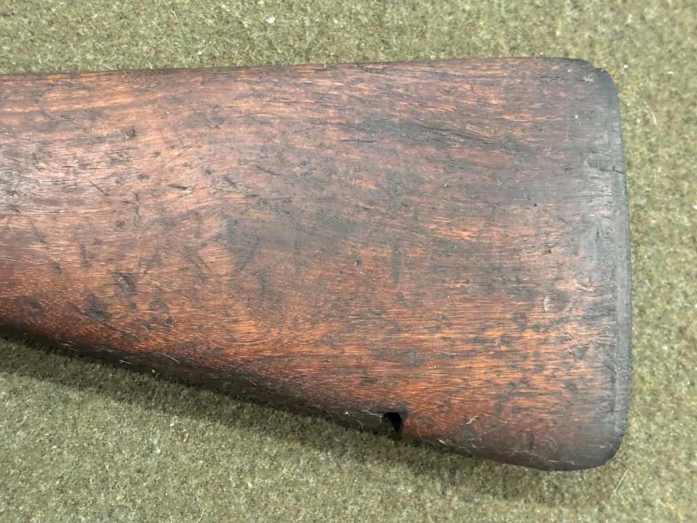 WWII USGI M1 Garand Springfield Armory Stock - Inspection Proof Marks -img-1
