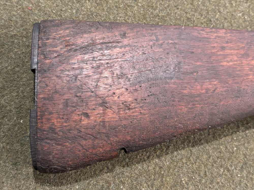 WWII USGI M1 Garand Springfield Armory Stock - Inspection Proof Marks -img-34