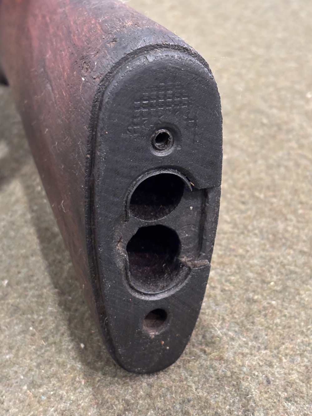 WWII USGI M1 Garand Springfield Armory Stock - Inspection Proof Marks -img-78