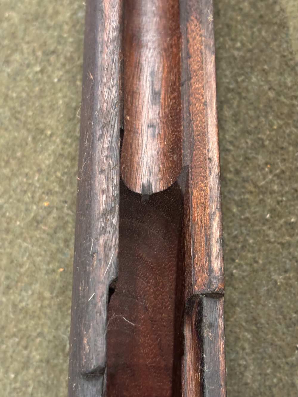 WWII USGI M1 Garand Springfield Armory Stock - Inspection Proof Marks -img-59