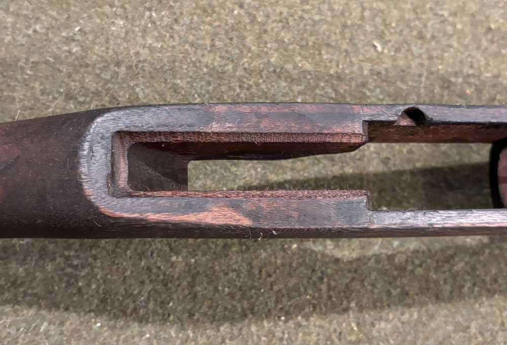 WWII USGI M1 Garand Springfield Armory Stock - Inspection Proof Marks -img-49