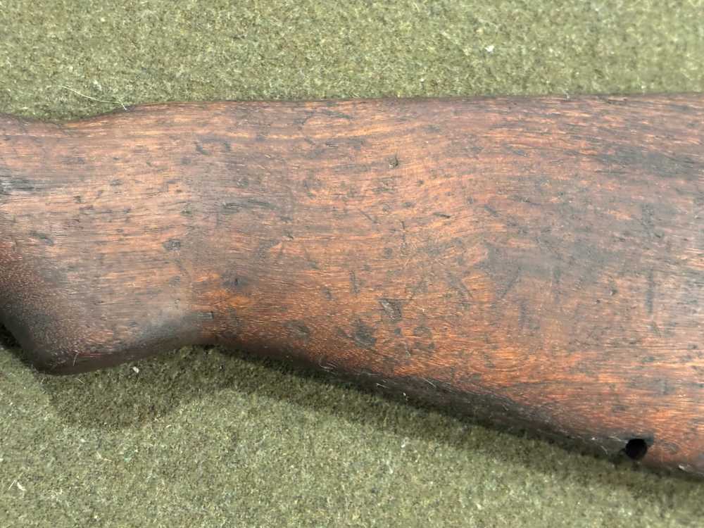 WWII USGI M1 Garand Springfield Armory Stock - Inspection Proof Marks -img-2