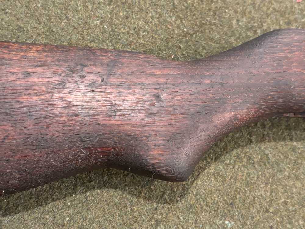 WWII USGI M1 Garand Springfield Armory Stock - Inspection Proof Marks -img-36