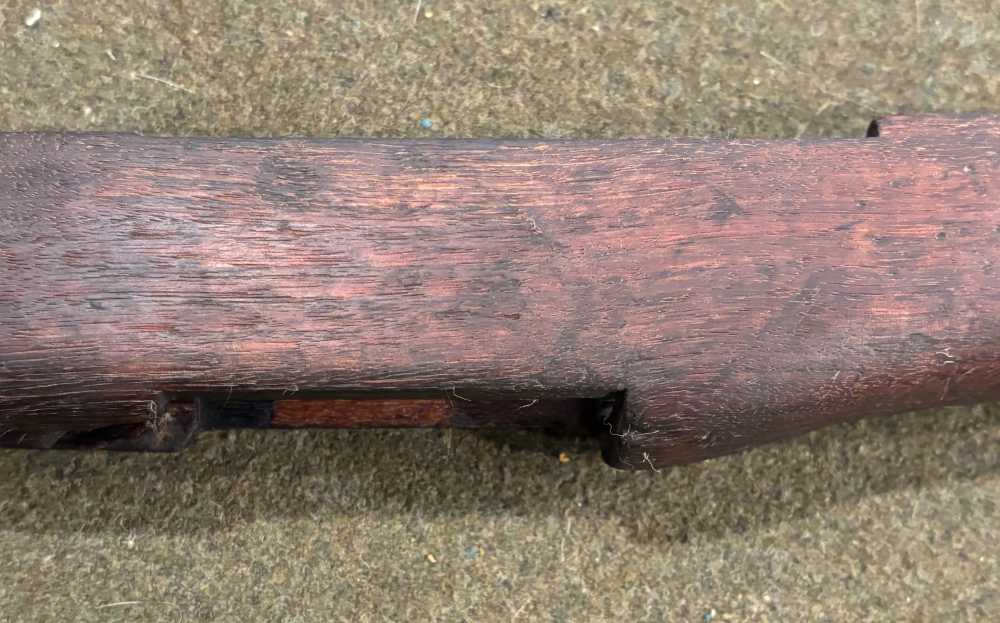 WWII USGI M1 Garand Springfield Armory Stock - Inspection Proof Marks -img-39