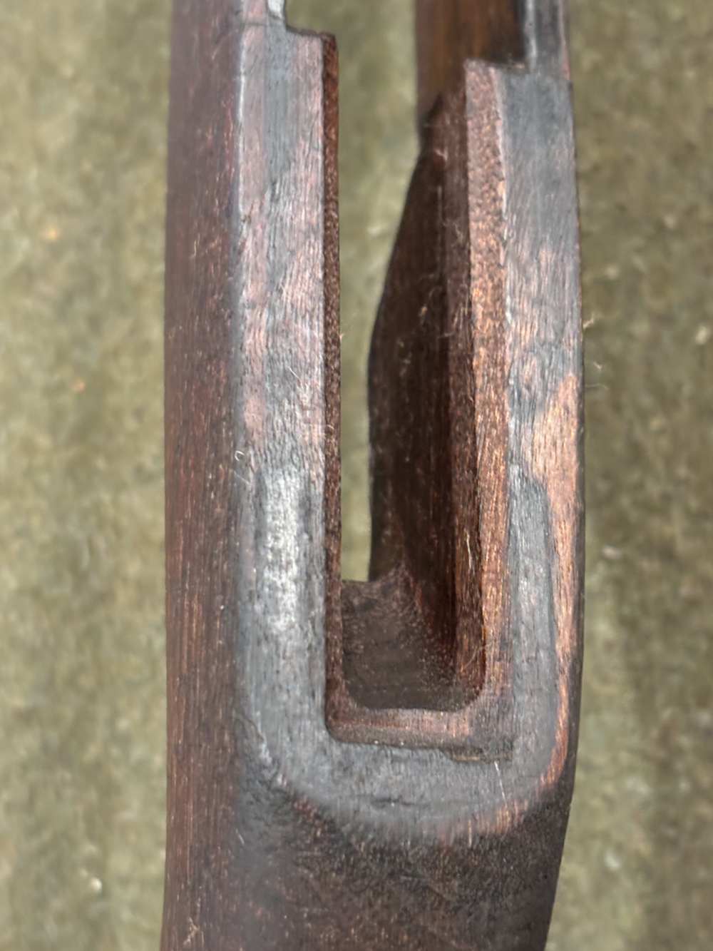WWII USGI M1 Garand Springfield Armory Stock - Inspection Proof Marks -img-55