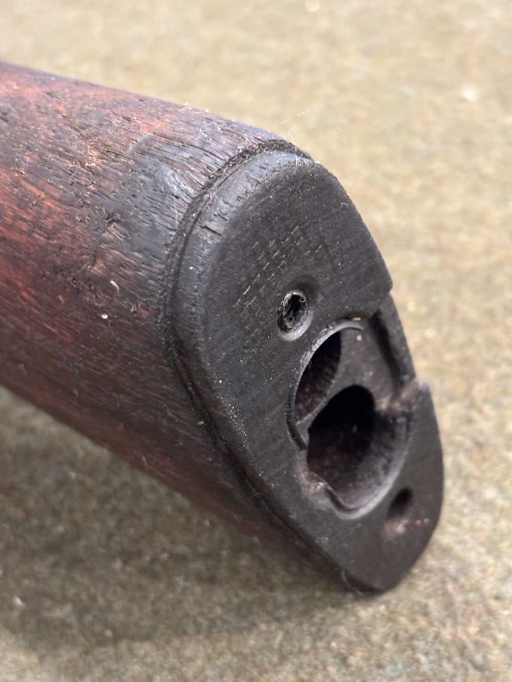 WWII USGI M1 Garand Springfield Armory Stock - Inspection Proof Marks -img-84