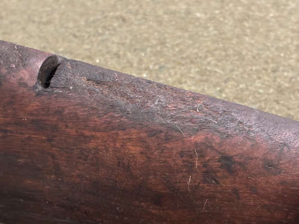 WWII USGI M1 Garand Springfield Armory Stock - Inspection Proof Marks -img-15