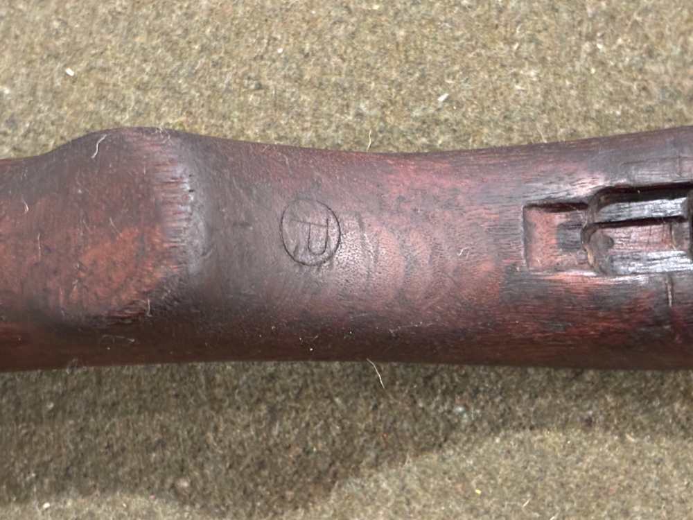 WWII USGI M1 Garand Springfield Armory Stock - Inspection Proof Marks -img-18