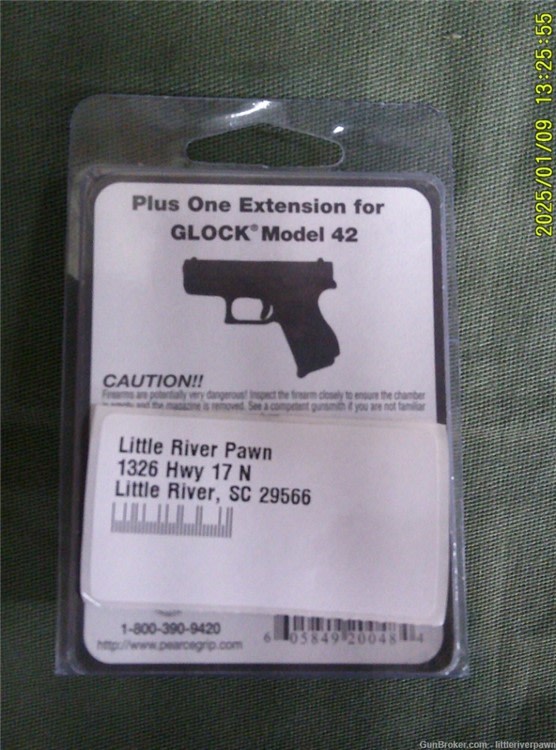 Pearce Grip Magazine Glock Model 42 Plus One Extension-img-1