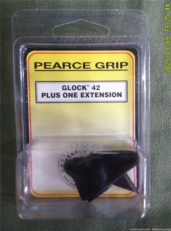 Pearce Grip Magazine Glock Model 42 Plus One Extension-img-0