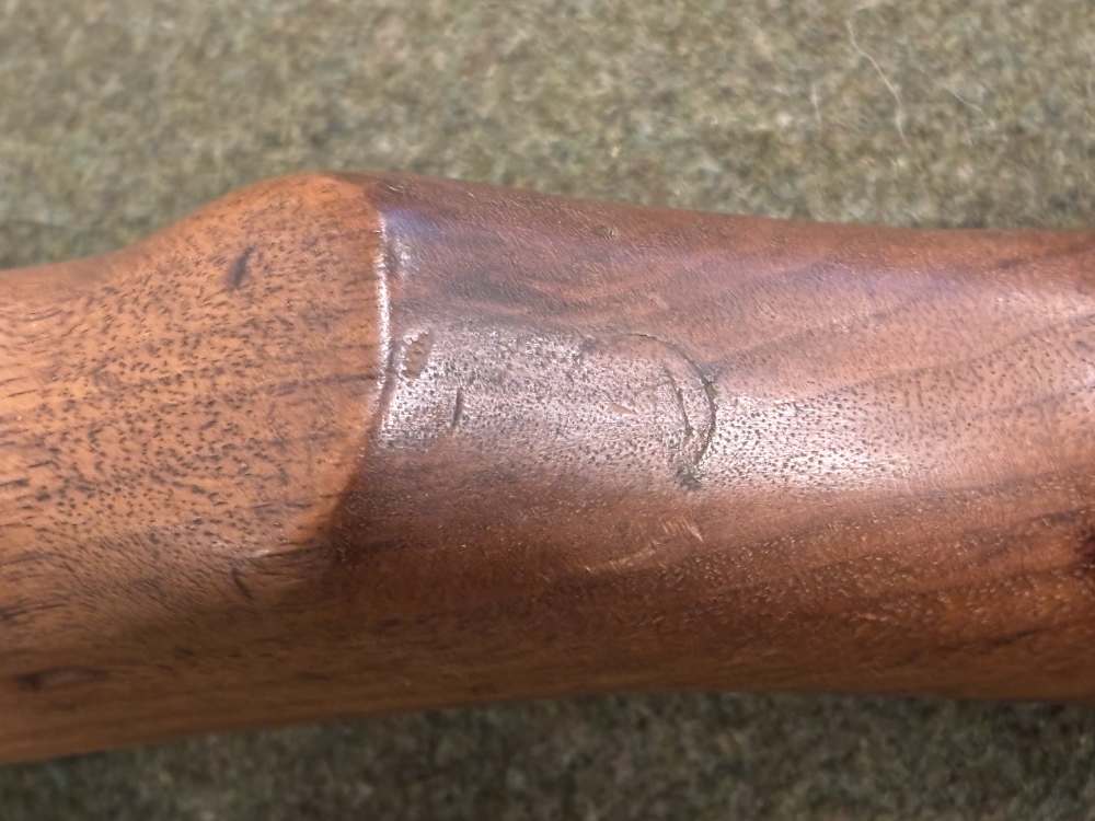 WWII USGI M1 Garand Springfield Armory Stock - Inspection Proof Marks-img-17