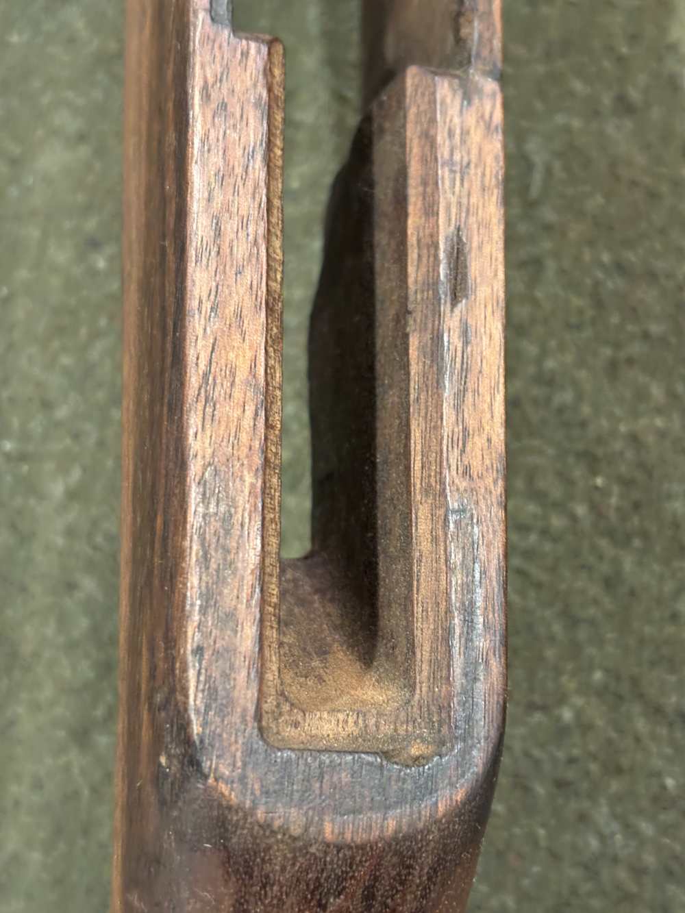 WWII USGI M1 Garand Springfield Armory Stock - Inspection Proof Marks-img-52