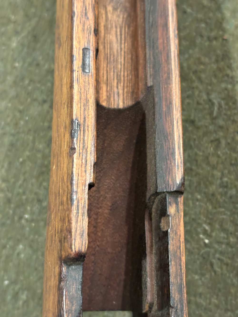 WWII USGI M1 Garand Springfield Armory Stock - Inspection Proof Marks-img-56