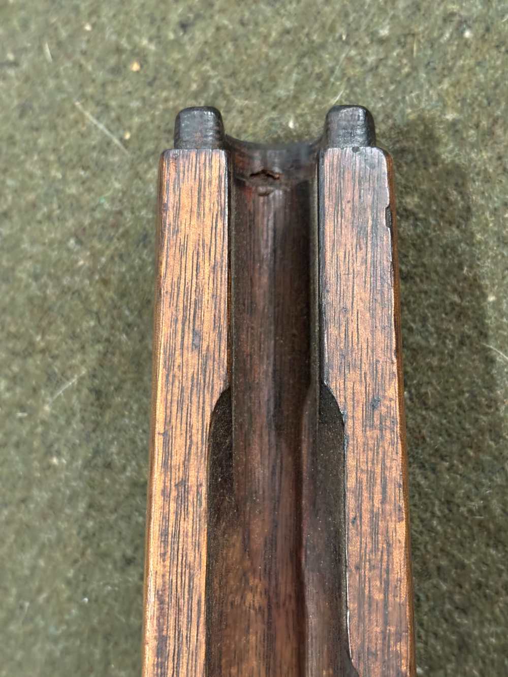 WWII USGI M1 Garand Springfield Armory Stock - Inspection Proof Marks-img-61
