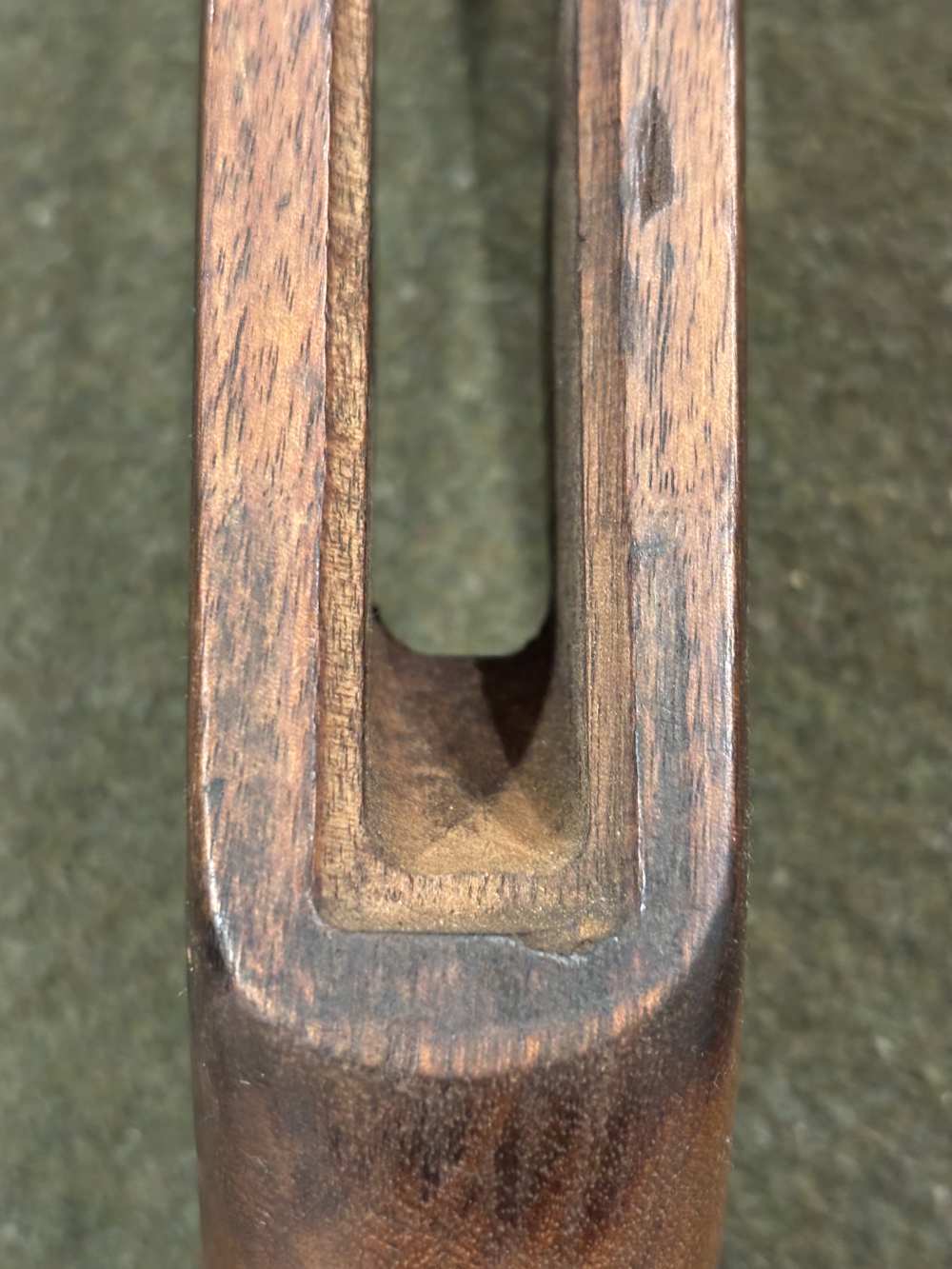 WWII USGI M1 Garand Springfield Armory Stock - Inspection Proof Marks-img-51