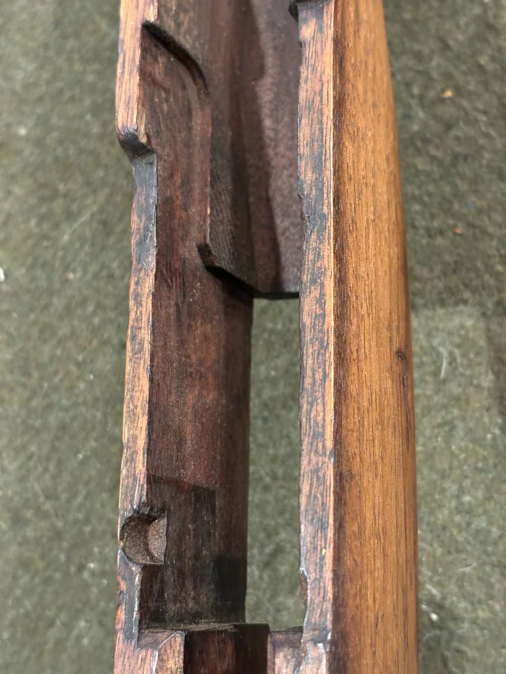 WWII USGI M1 Garand Springfield Armory Stock - Inspection Proof Marks-img-67