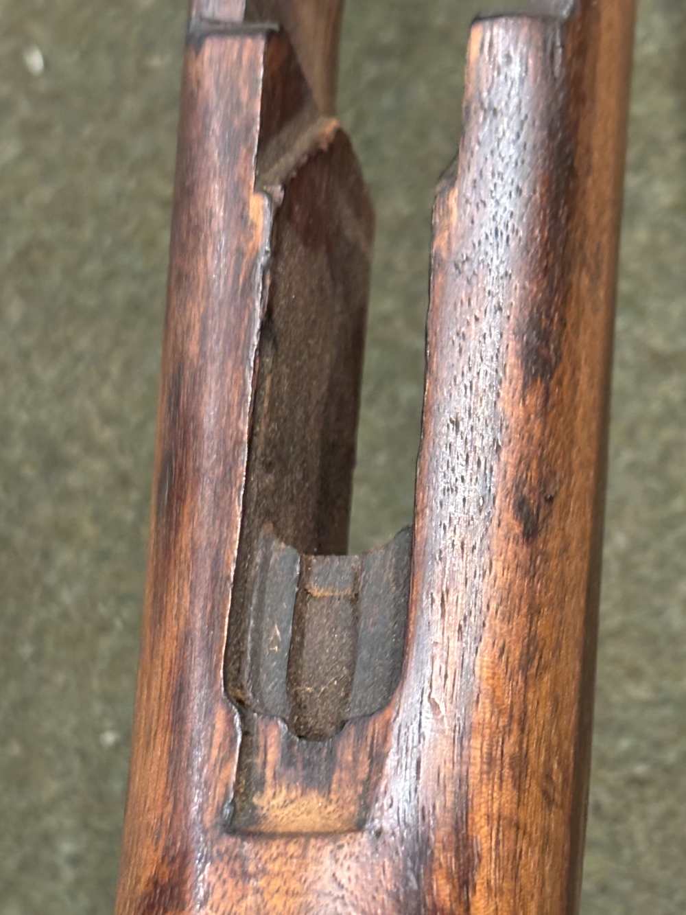 WWII USGI M1 Garand Springfield Armory Stock - Inspection Proof Marks-img-32