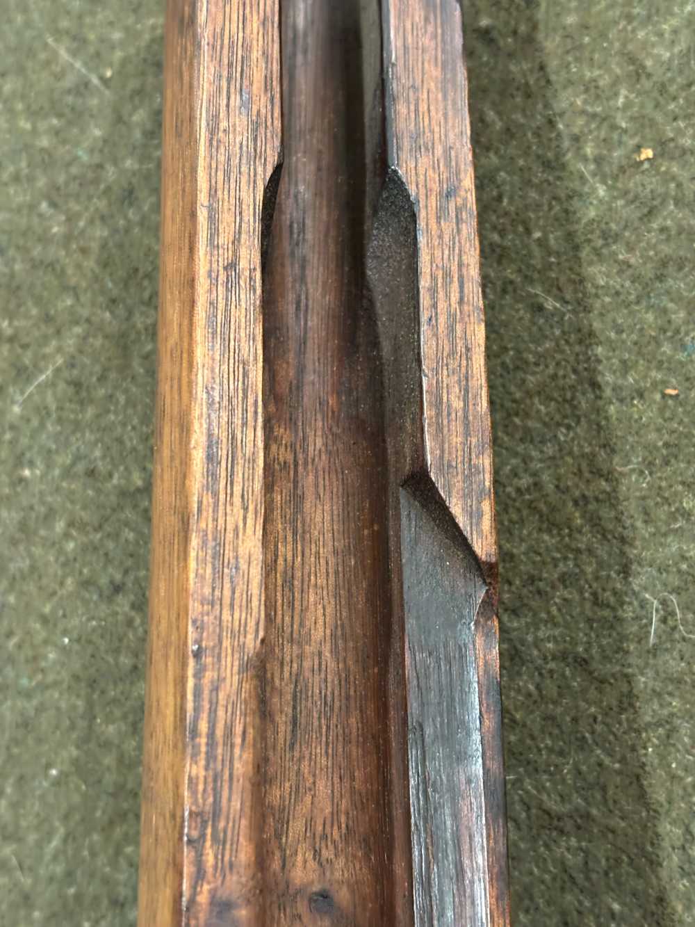 WWII USGI M1 Garand Springfield Armory Stock - Inspection Proof Marks-img-59