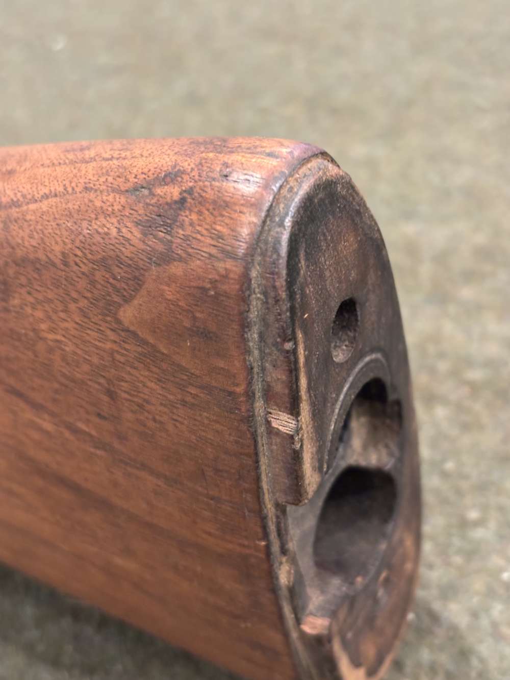 WWII USGI M1 Garand Springfield Armory Stock - Inspection Proof Marks-img-83