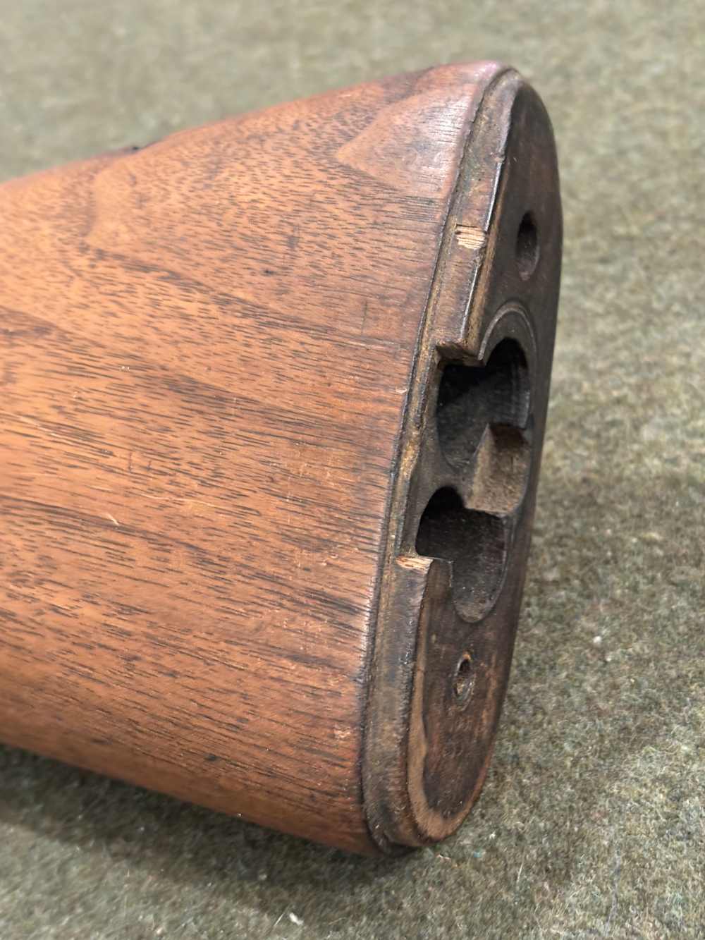 WWII USGI M1 Garand Springfield Armory Stock - Inspection Proof Marks-img-82