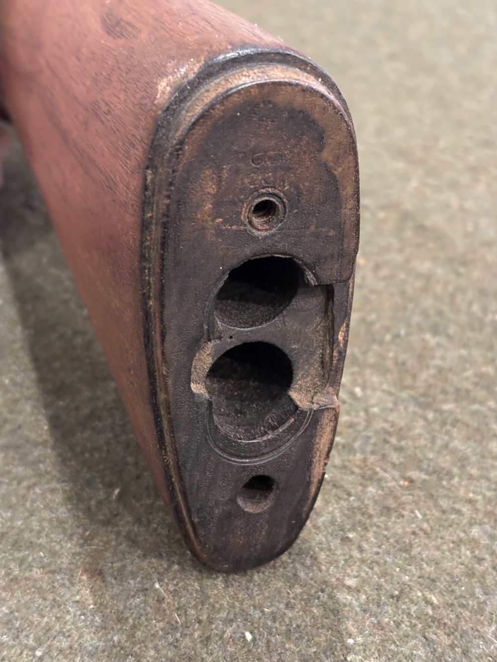 WWII USGI M1 Garand Springfield Armory Stock - Inspection Proof Marks-img-76