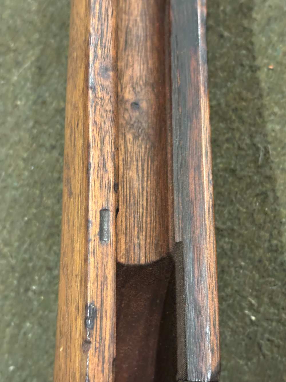 WWII USGI M1 Garand Springfield Armory Stock - Inspection Proof Marks-img-57