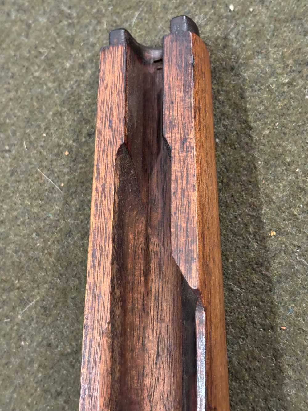 WWII USGI M1 Garand Springfield Armory Stock - Inspection Proof Marks-img-62
