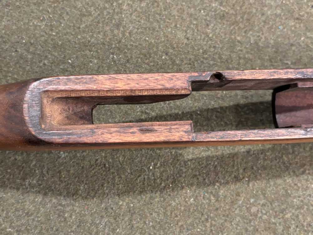 WWII USGI M1 Garand Springfield Armory Stock - Inspection Proof Marks-img-46