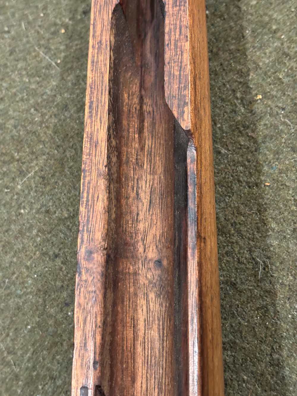 WWII USGI M1 Garand Springfield Armory Stock - Inspection Proof Marks-img-63
