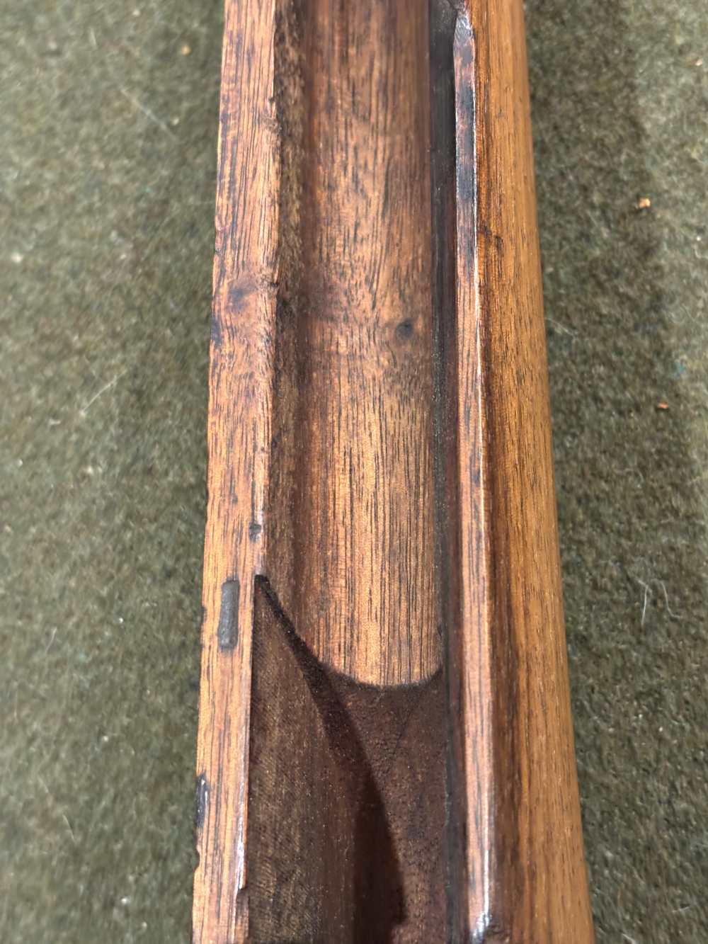 WWII USGI M1 Garand Springfield Armory Stock - Inspection Proof Marks-img-64