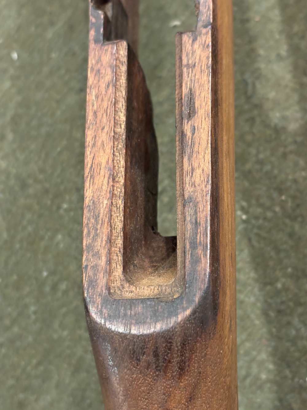 WWII USGI M1 Garand Springfield Armory Stock - Inspection Proof Marks-img-70