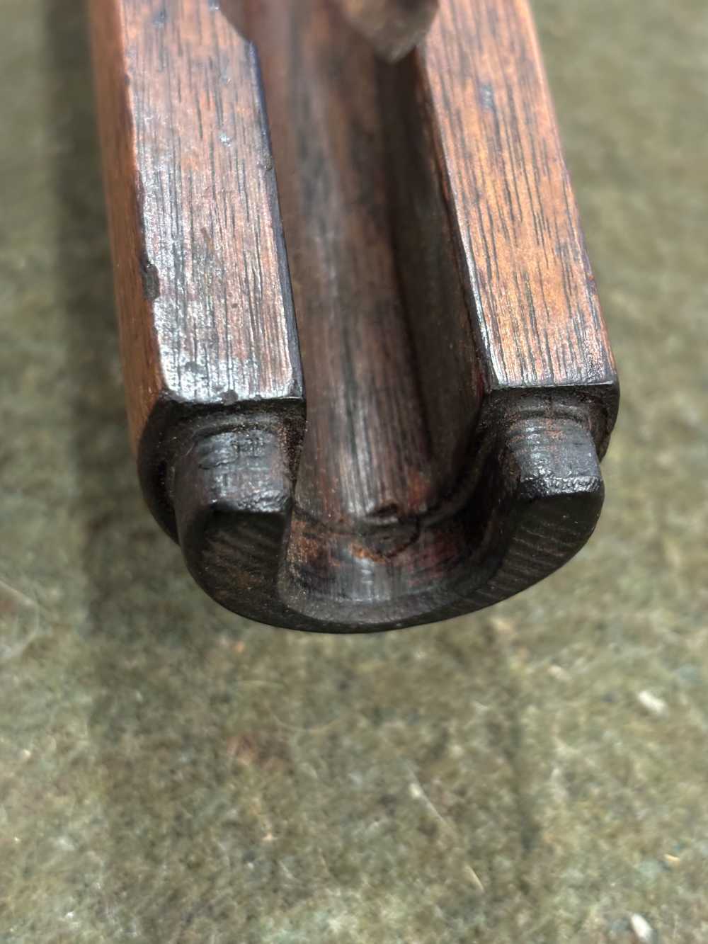 WWII USGI M1 Garand Springfield Armory Stock - Inspection Proof Marks-img-71