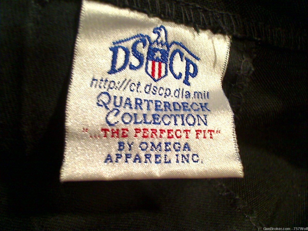 Used DSCP USN US Navy Woman's Blue Slacks 12WP Size 12 With Pockets-img-2