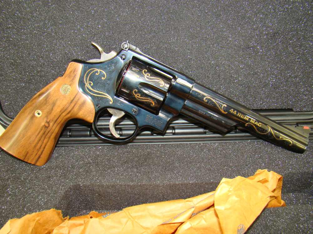 S&W-revolver & rifle 1 of 100 PAIR of firearms, 629 & 1854 44 mag Set #99-img-1