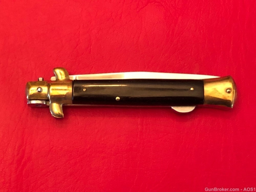 Falcon Famous Blades Italy Manual Lockback Stiletto 9” Rostfrei Knife-img-8