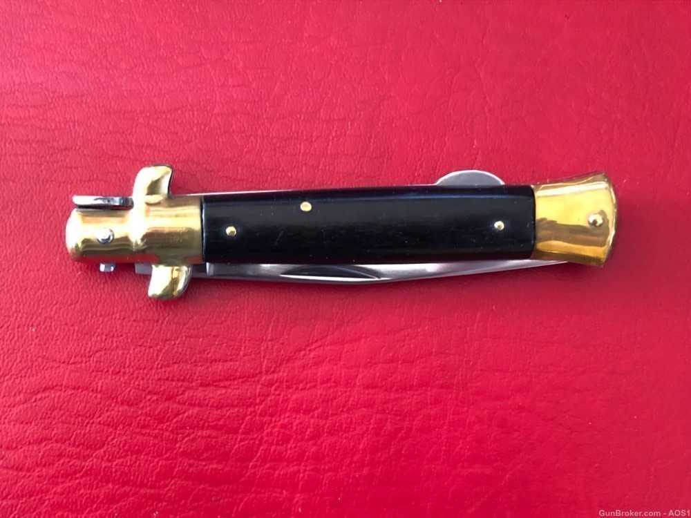 Falcon Famous Blades Italy Manual Lockback Stiletto 8” Rostfrei Knife -img-4
