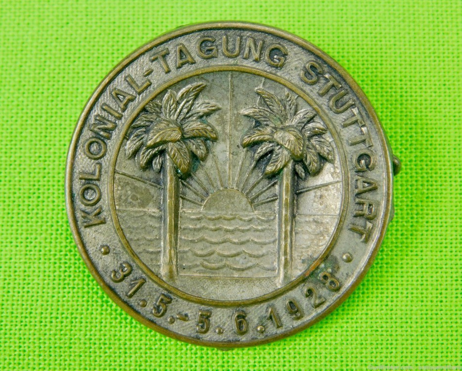 German Germany WW2 Colonial Pin Badge-img-0