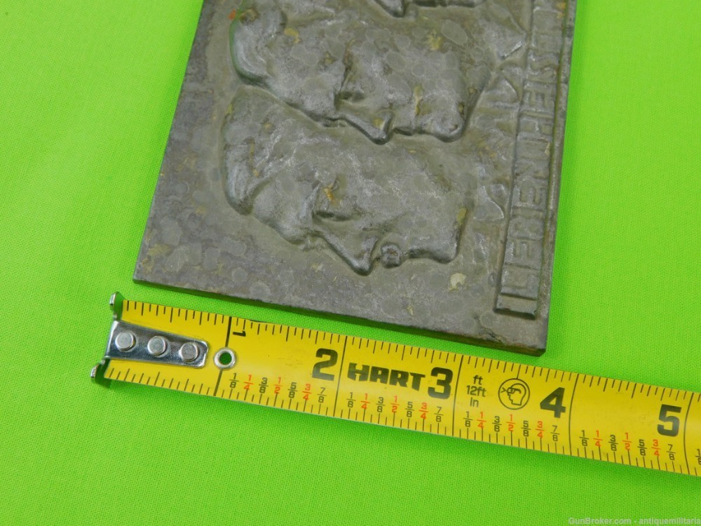 German Germany WW2 Cast Metal Plaque Military Decor-img-6