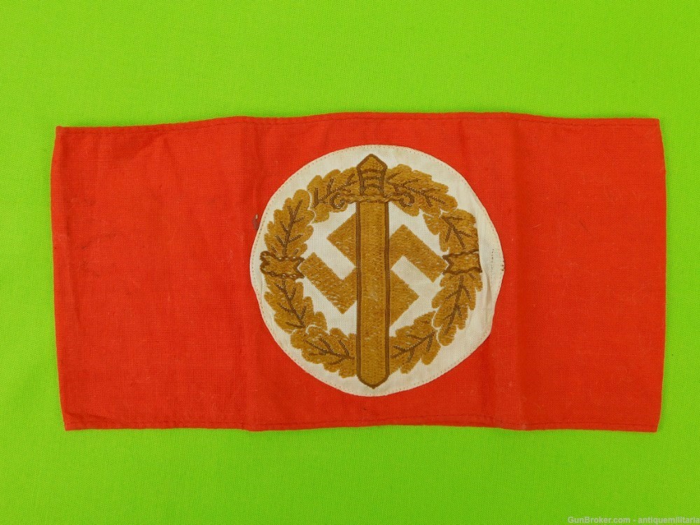German Germany WW2 Armband w/ Factory Tag-img-0