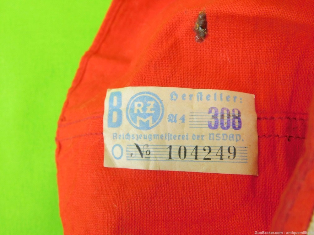 German Germany WW2 Armband w/ Factory Tag-img-3