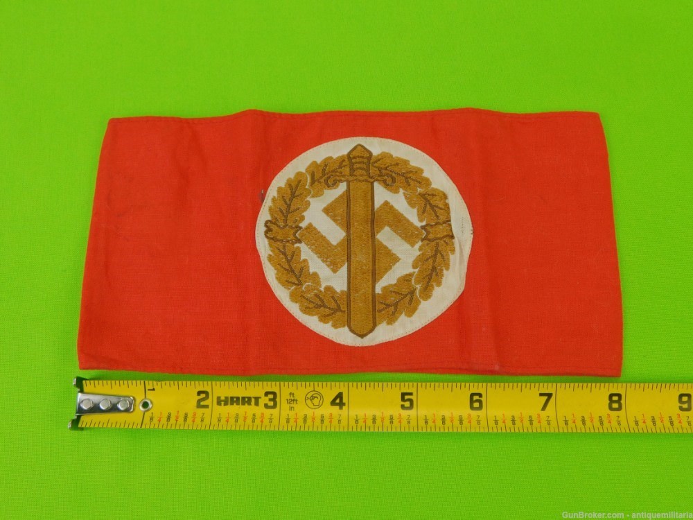 German Germany WW2 Armband w/ Factory Tag-img-5
